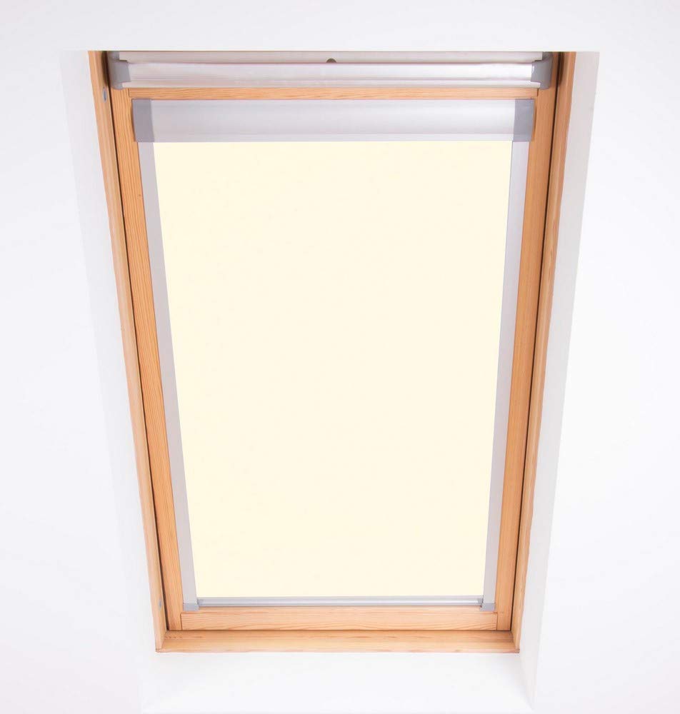 Bloc Skylight Rollo für Velux Dachfenster Blockout, cremefarben, C01 C01 Für Velux Dachfenster Cream