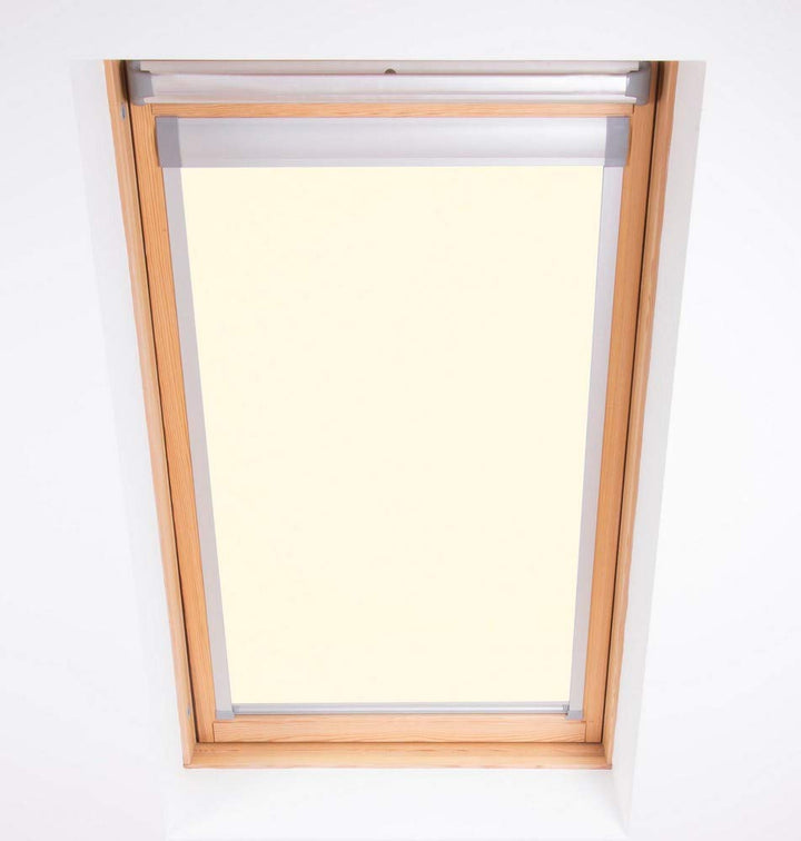 Bloc Skylight Rollo für Velux Dachfenster Blockout, cremefarben, C01 C01 Für Velux Dachfenster Cream