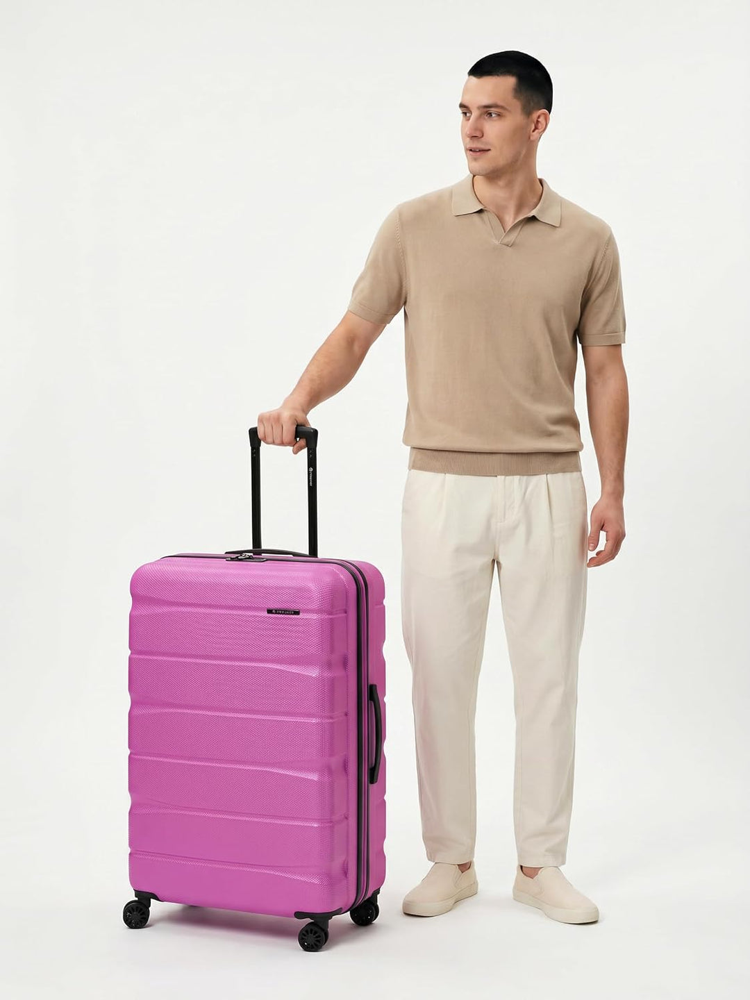 Franky Check-in Koffer für Damen und Herren | grosser XL Trolley 51 x 30 x 76 cm aus hochwertigem, s