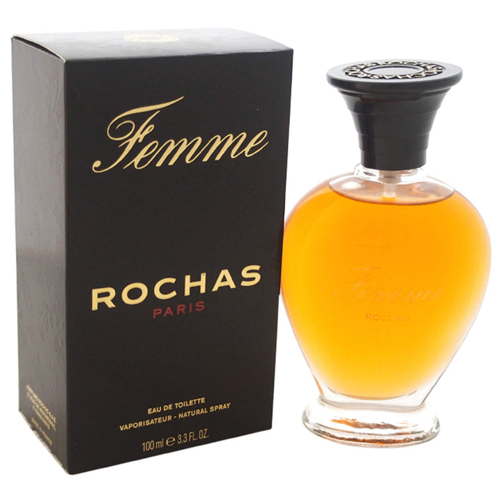 Rochas Femme EDT Spray 100 ml, 1er Pack (1 x 100 ml) 100 ml (1er Pack), 100 ml (1er Pack)