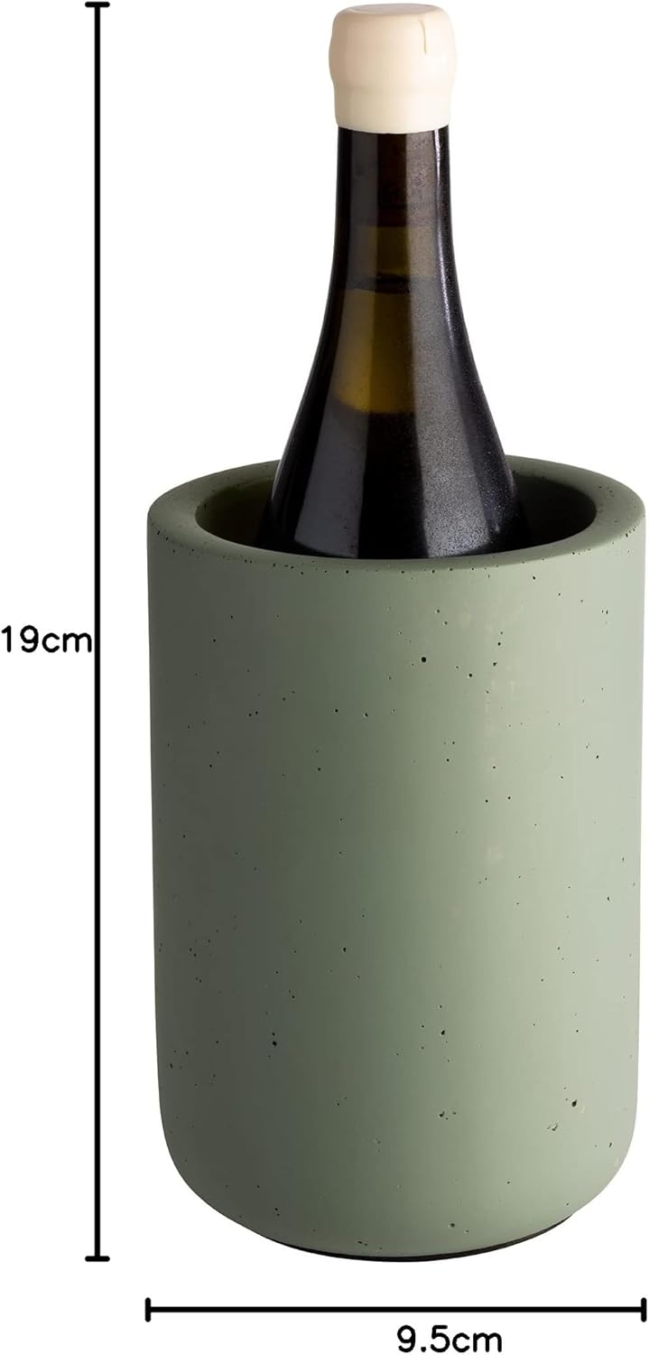 APS Flaschenkühler ELEMENT aus Beton - mit möbelschonender Unterseite - für 0,7-1,5 Liter-Flaschen -