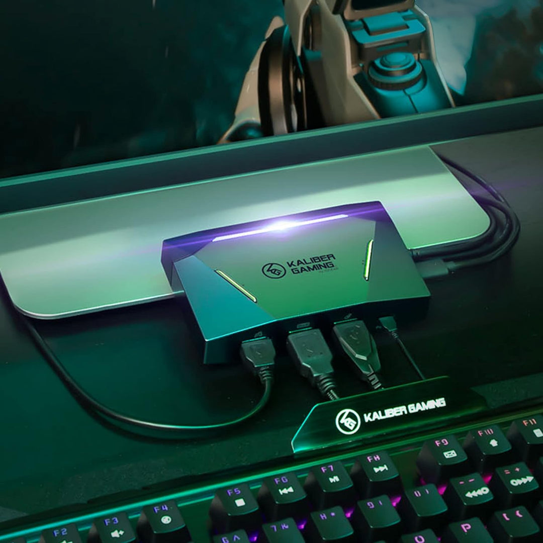 IOGEAR KeyMander 2 - 3Play Tastatur-/Maus Adapter für 3 Spielekonsolen - Kompatibel für PS5/PS4, Xbo