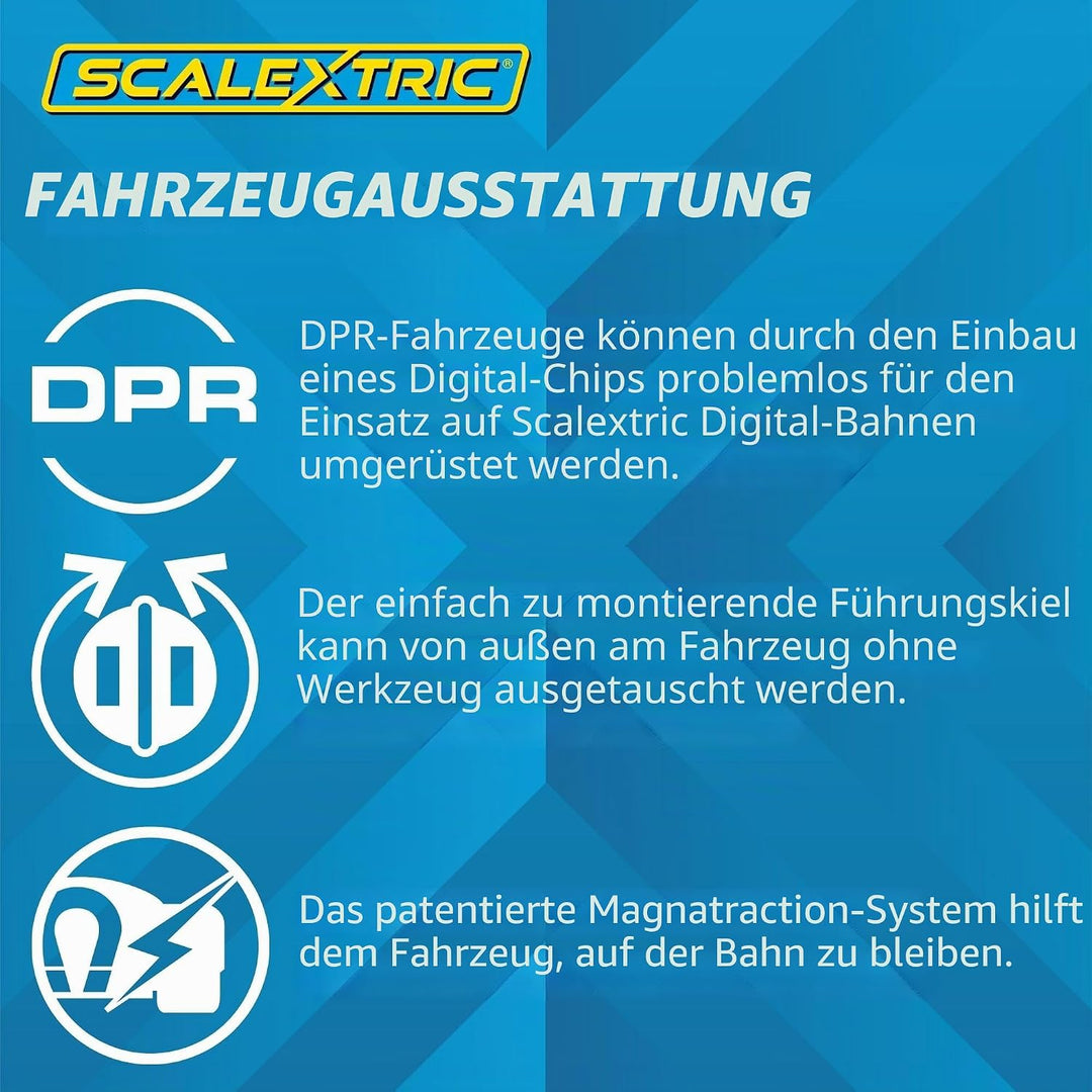 Scalextric Jaguar MK2 - Grant Williams Racing Slotcar, Blau, Jaguar MK2