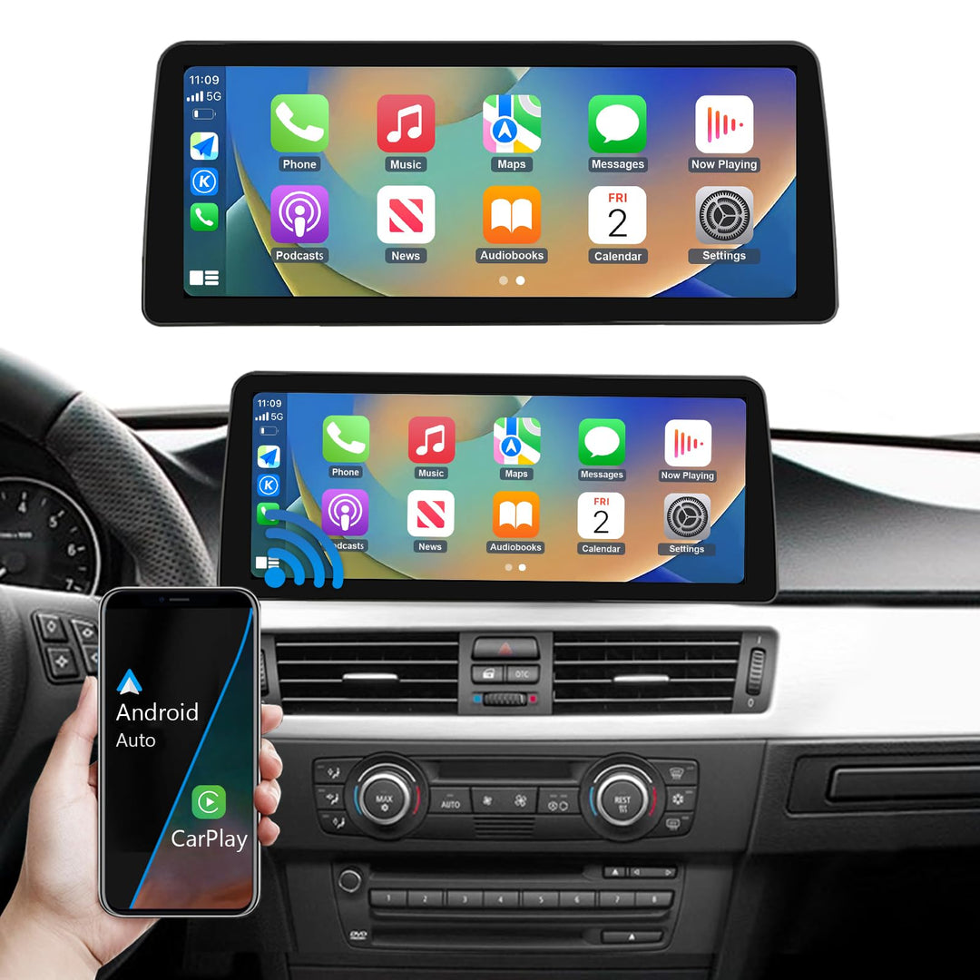 Road Top 12,3 Zoll Ultraschmaler Autoradio Carplay für BMW 3er mit CCC | für BMW 3er E90/E91/E92/E93
