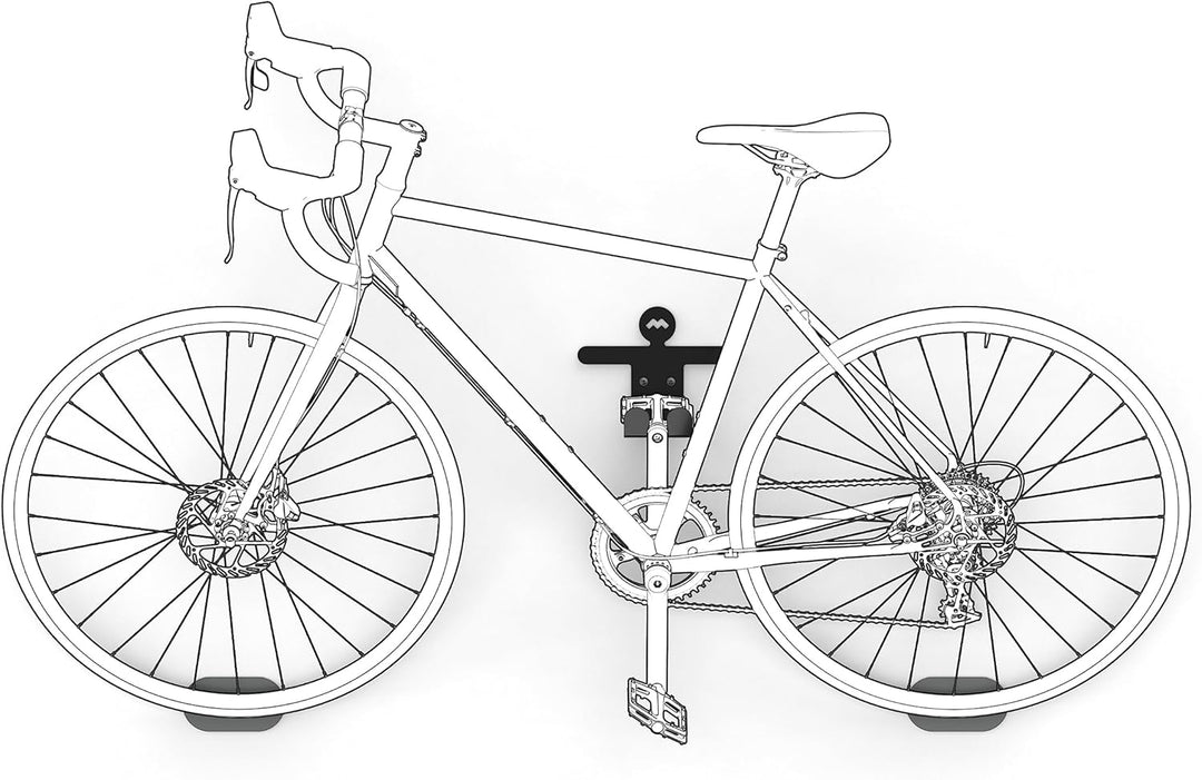 Meliconi MyBike Universal-Fahrradreifen-Wandhalterung, Wand-Fahrradständerfür den Innen- und Aussenb