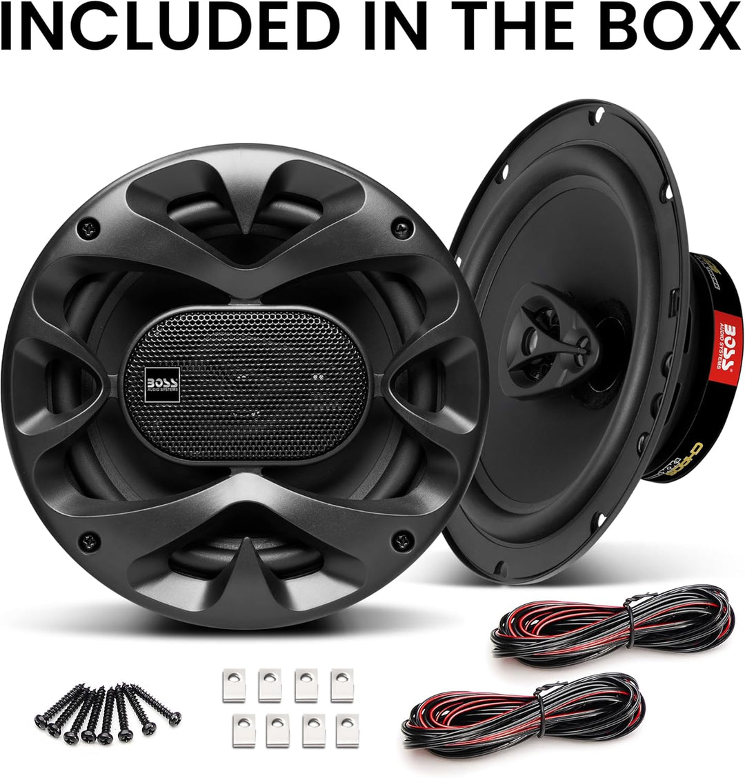 BOSS Audio Systems CH6530B Chaos-Serie 6,5 Zoll Auto-Stereo-Türlautsprecher - 300 Watt Max, 3-Wege,