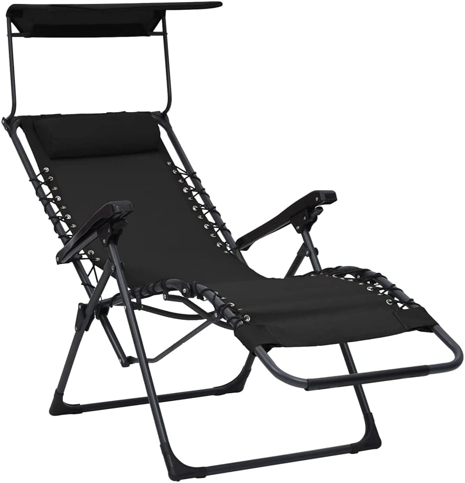 vidaXL Liegestuhl Klappbar Gartenstuhl Sonnenliege Relaxliege Gartenliege Strandliege Campingstuhl R