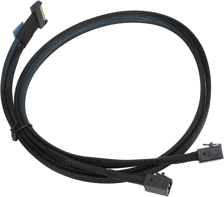 für MCIO 8i zu 2 SFF 8643 Kabel, PCIe 5.0 für Server Data Center 31,5 Zoll, für MCIO X8 zu SAS HD SF