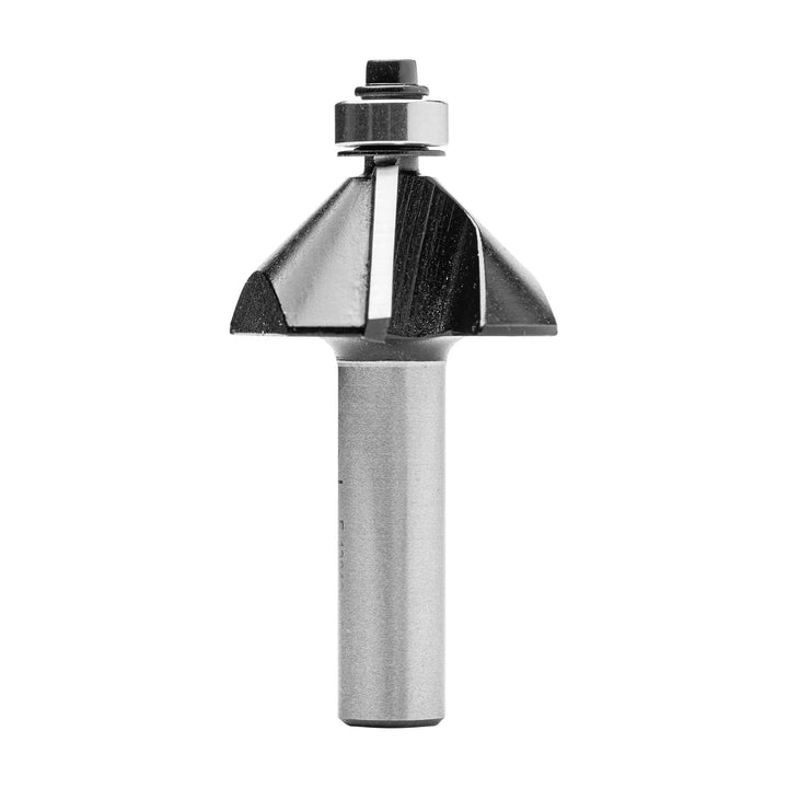 ENT 13840 Fasefräser HW, Schaft (S) 12 mm, Durchmesser (D) 44,5 mm, NL 15,9 mm, E 45°, SL 40 mm, mit