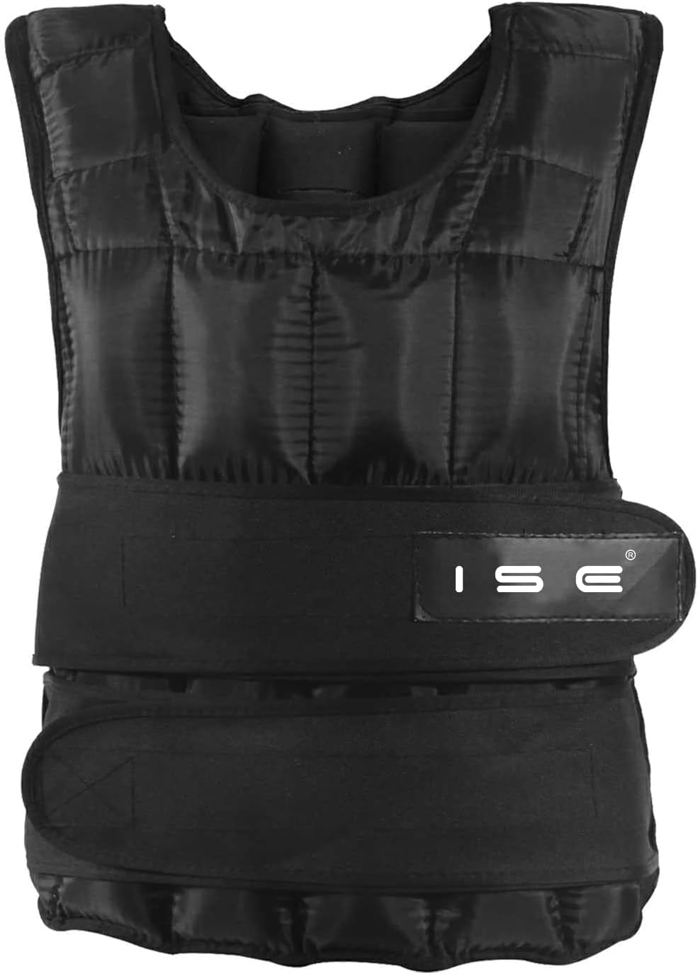 ISE Gewichtsweste Verstellbar von 5 kg 10 kg 15 kg 20 kg 25 kg 30 kg Gewicht Warnwesten für Gewicht