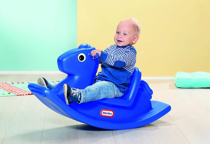Little Tikes 173950E3 Schaukelpferd aktives Spiel für Kleinkinder, Griffe &amp; Stabiler Sattel für Sich