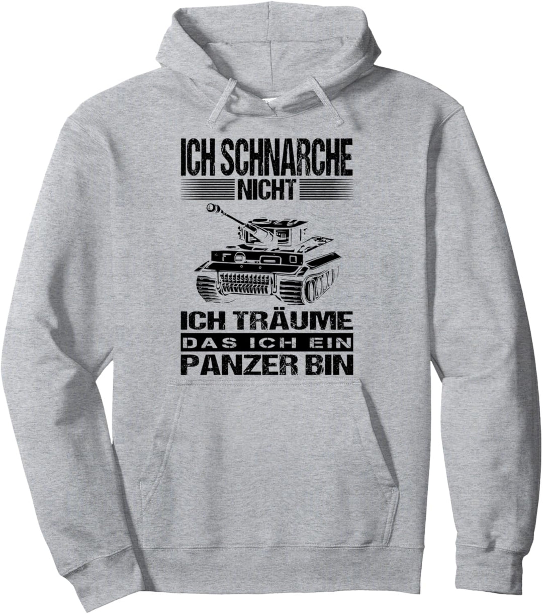 Panzer Sprüche Panzerfahrer Soldat Armee Militär Zeitsoldat Pullover Hoodie