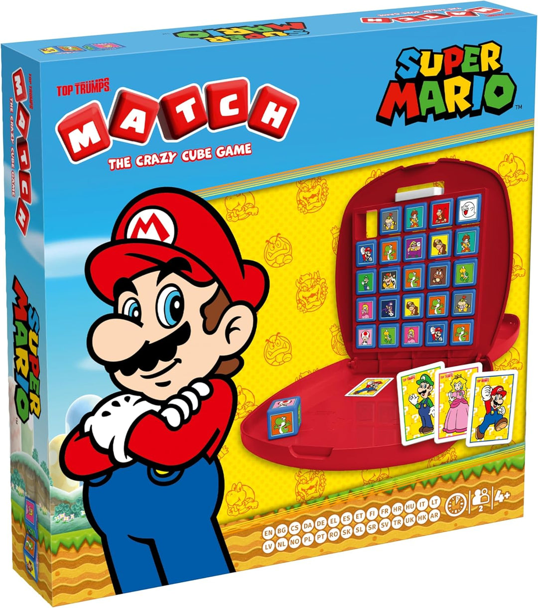 Top Trumps Match Super Mario Edition - Super Mario Match Beliebte Brettspiele - Gedächtnisspiel für