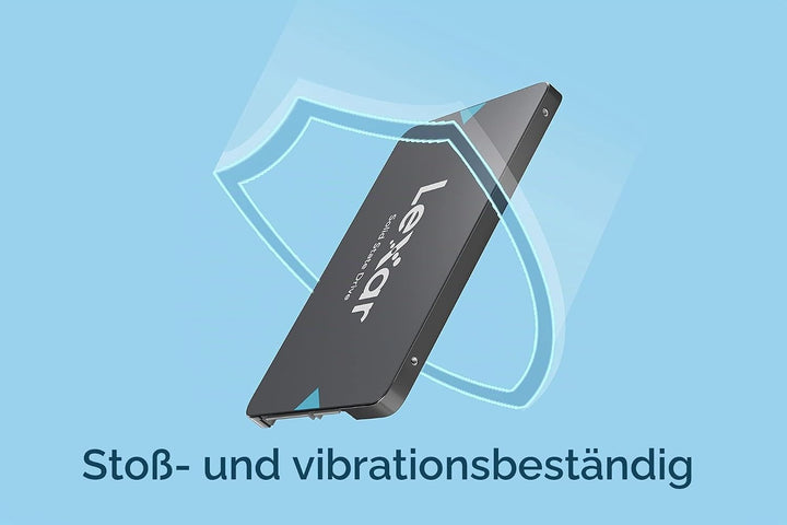 Lexar 2,5 Zoll SATA III (6 Gb/s) 256GB SSD, Solid-State-Laufwerk, SSD Festplatte Interne bis zu 550