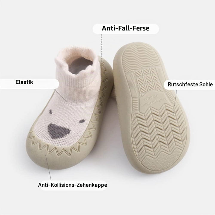 Baby Sockenschuhe Rutschfeste Niedlicher Cartoon Weicher Stricken Babybodenschuhe Kleinkind Schuhe 1