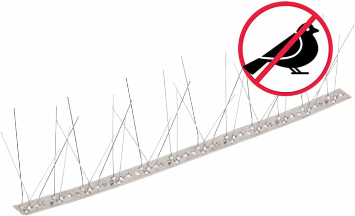 Tidyard 40x Vogelabwehr Taubenspikes Taubenschutz Spikes Set Vogelspikes Taubenabwehr Vogelschreck T