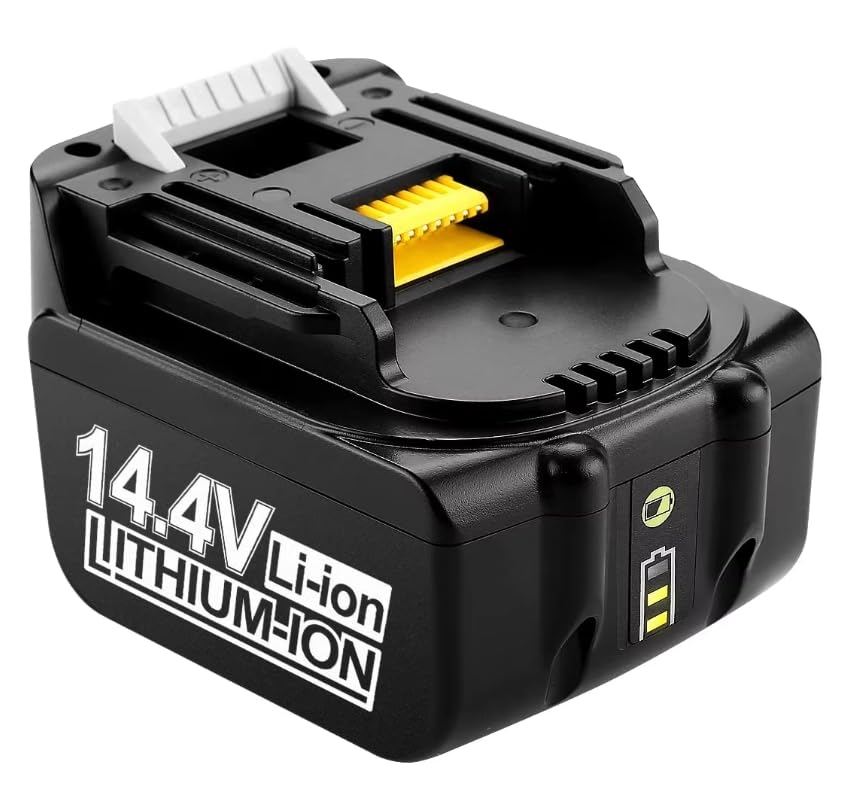 14.4V 5000mAh Werkzeug akku Li-Ion ersetzen für makita BL1450 BL1430 BL1430B BL1415 BL1440 BL1450 19