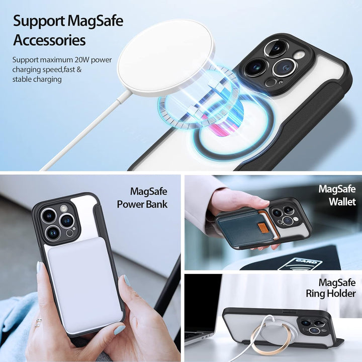 DUX DUCIS Hülle für iPhone 14 Pro 6,1" Handyhülle Kompatibel mit MagSafe, Transparente Anti-Kratzer