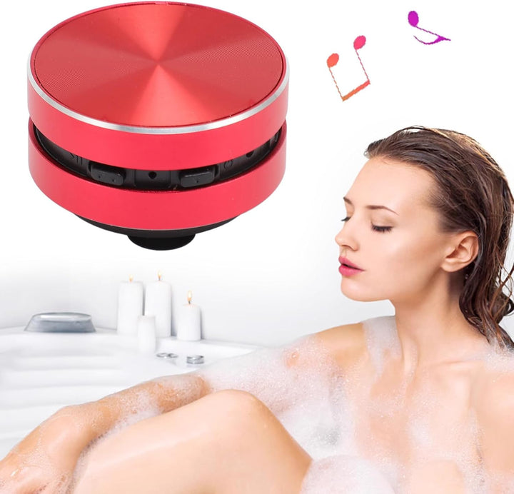Yunseity Bluetooth-Lautsprecher, Knochenleitungslautsprecher, Stereo-Bass-Bluetooth-Duschlautspreche