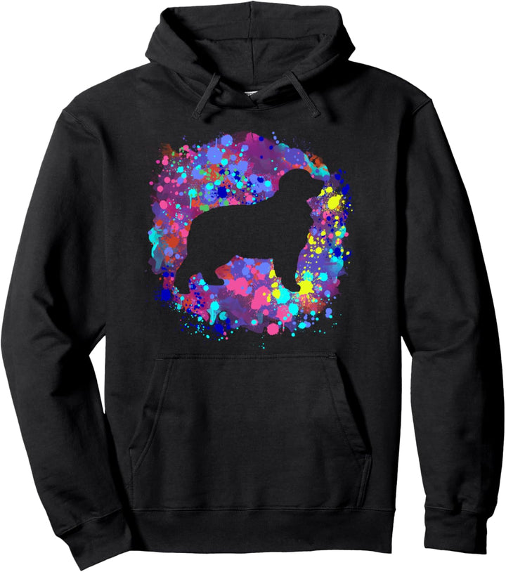 Berner Sennenhund Paint Splatter Art Pet Besitzer Geschenk Pullover Hoodie