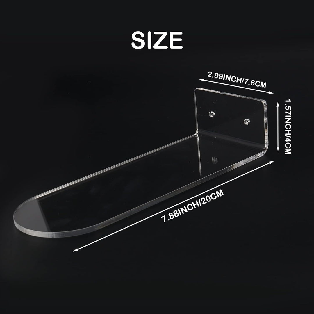 6 Pack Schwimmende Schuh Regale, Transparente Acryl Schuh Regale Montiert EIN der Wand, für die Anze
