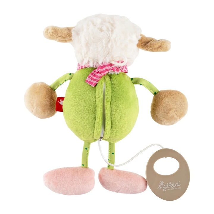 sigikid 49310 - Baby.basics, Spieluhr Schaf Grün/Schaf, Grün/Schaf