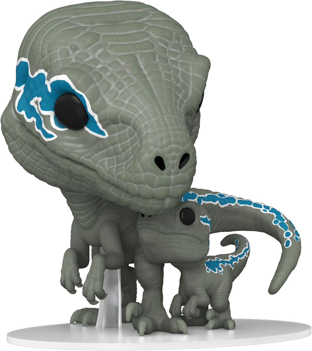 Funko Pop! & Buddy: Jurassic World Dominion -Velociraptor - Blue & Beta - Vinyl-Sammelfigur - Gesche