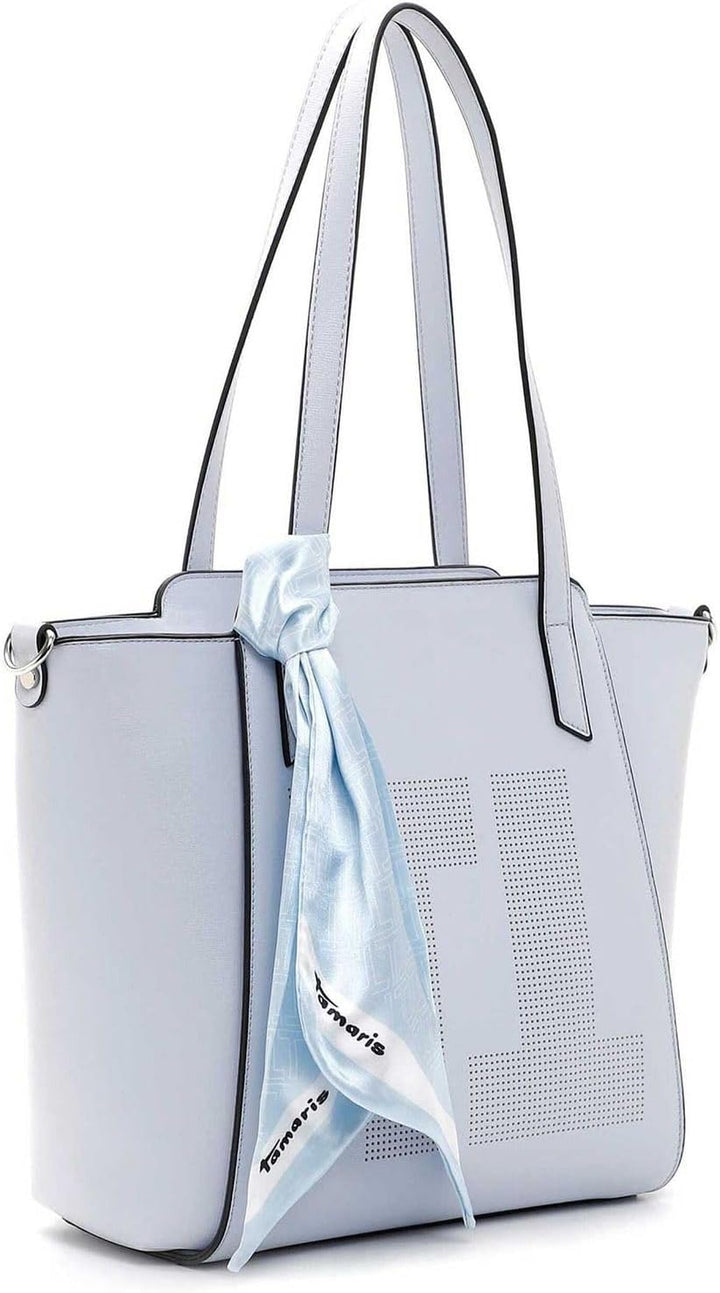 Tamaris Shopper Lana 32041 Damen Handtaschen Uni Einheitsgrösse Greyblue 855, Einheitsgrösse Greyblu
