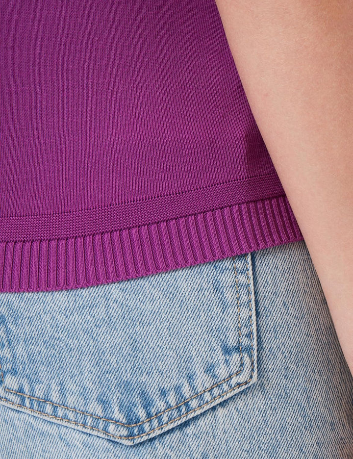 United Colors of Benetton Pullover Damen L Violett 007, L Violett 007