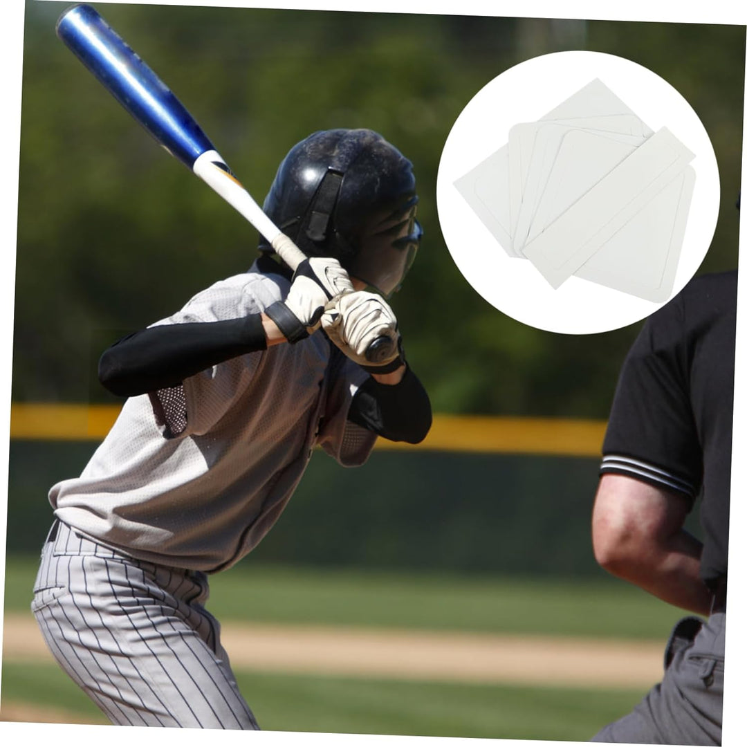 BESPORTBLE 5st Baseball-Basis Gummi Softball Basen Baseball Baseboard Gummi Werfen Basis Baseball Pl