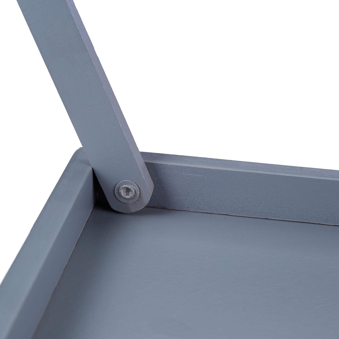 Relaxdays Betttablett Bambus, klappbare Beine, erhöhter Rand, Frühstückstablett fürs Bett, HBT: 4 x