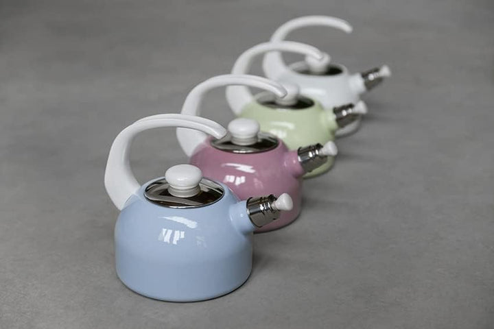 Riess, 0543-022, Flötenkessel Plus, CLASSIC- SCHWARZEMAILLE, 2 Liter, Durchmesser 18 cm, Emaille, sc