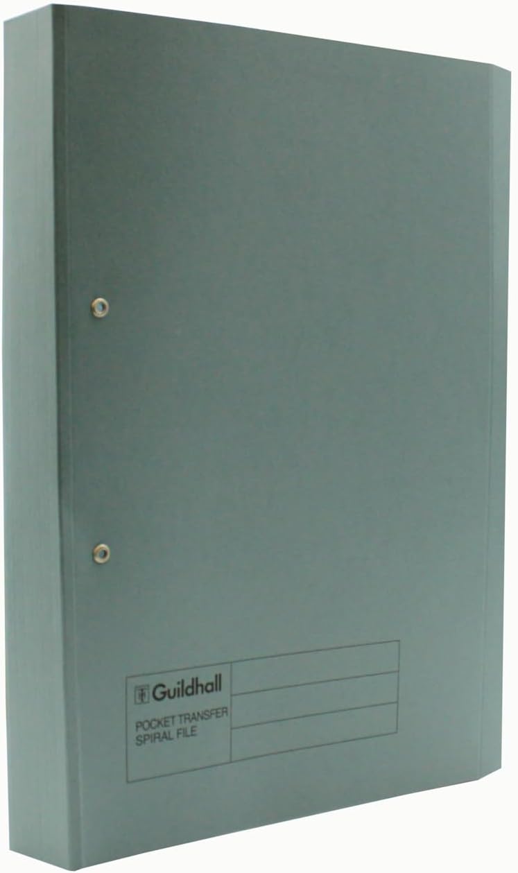 Guildhall Schnellhefter mit Innentasche 315 g/m² Kapazität 38 mm Folio-Format 25 Stück blau