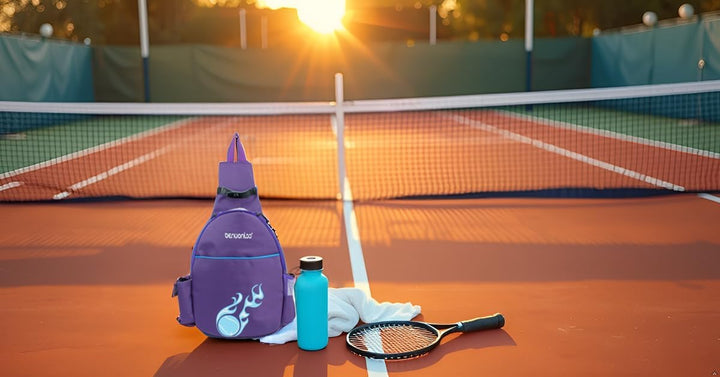 Klau Tennisschläger-Rucksack Violett, Violett