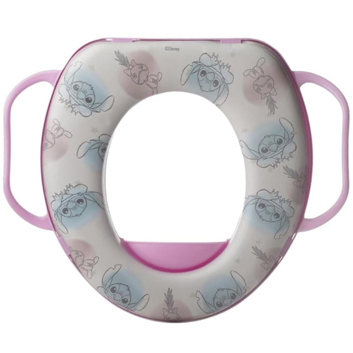 Disney Stitch Toilettensitz für Kinder, mit ergonomischen Griffen, universell, 35 x 30 cm, bequemer