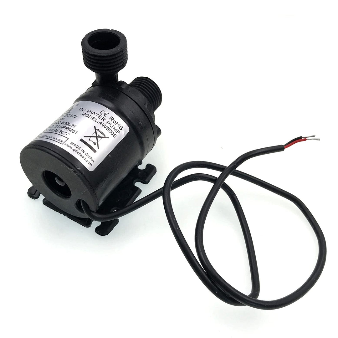JZK DC 12V Bürstenlose Tauchwasserpumpe 800L / H 5M Micro Small Wasserpumpe für Teich/Brunnen/Pool/A