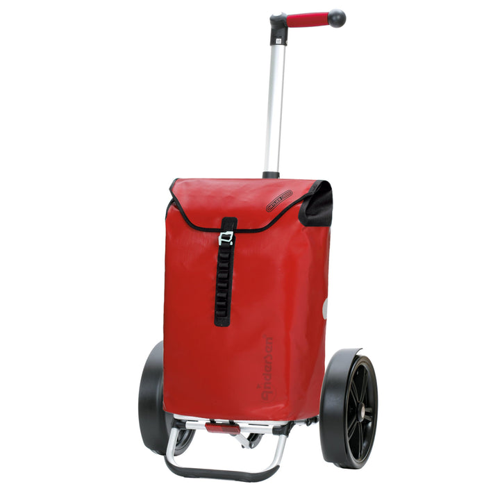 ANDERSEN Einkaufstrolley - Tura Shopper Ortlieb rot 49 L Handwagen, wasserdicht, wetterfest, Alumini