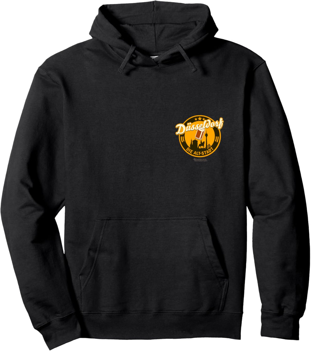 Düsseldorf Spruch Die Alt-Stadt & Wahrzeichen von Düsseldorf Pullover Hoodie