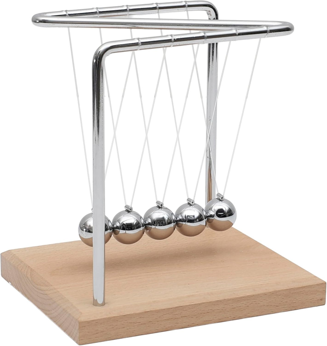 HOME DECO FACTORY, HD0378, Newton's Pendulum H15 cm - Educational Decorative Object, Minimalist Desi