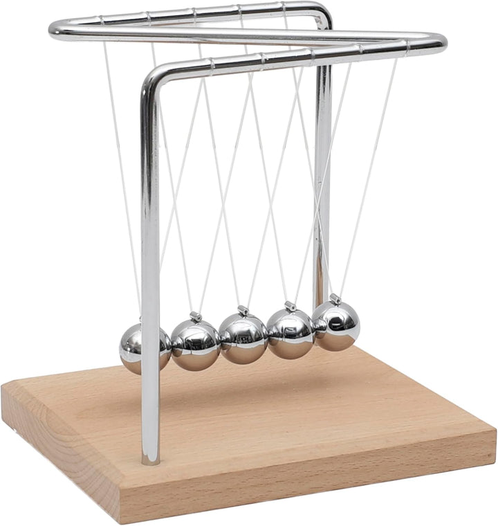 HOME DECO FACTORY, HD0378, Newton's Pendulum H15 cm - Educational Decorative Object, Minimalist Desi