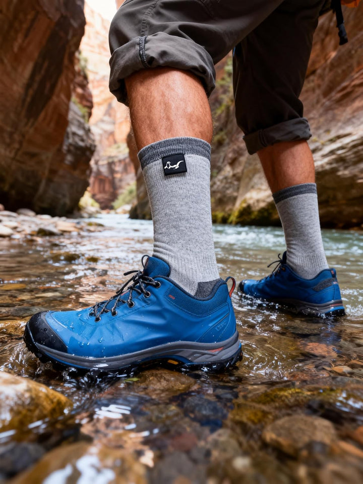 OTTERSHELL Wasserdichte Socken Damen und Herrn. Geeignet für Outdoor-Aktivitäten wie Golf, Radfahren