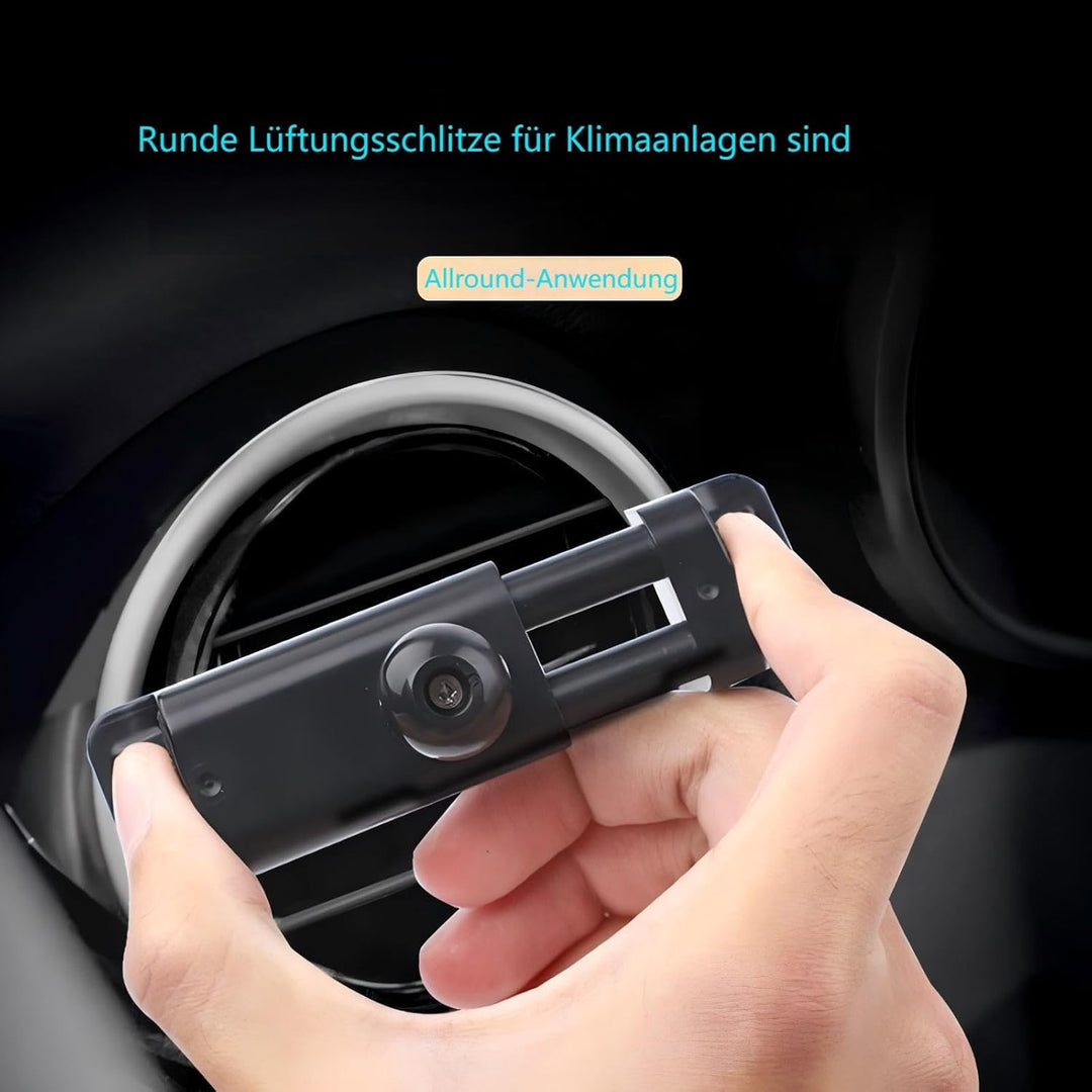 Handyhalterung Auto Runde Lüftung Mercedes-Benz AMG/GLA/GLB/GLC/GLE/GLS/GLK/smart 451 453 Mini-Coope