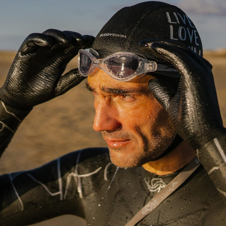 Buddyswim 2,5 mm Dicke Neoprenhandschuhe für das Freiwasserschwimmen. Sporthandschuhe Herren und Dam