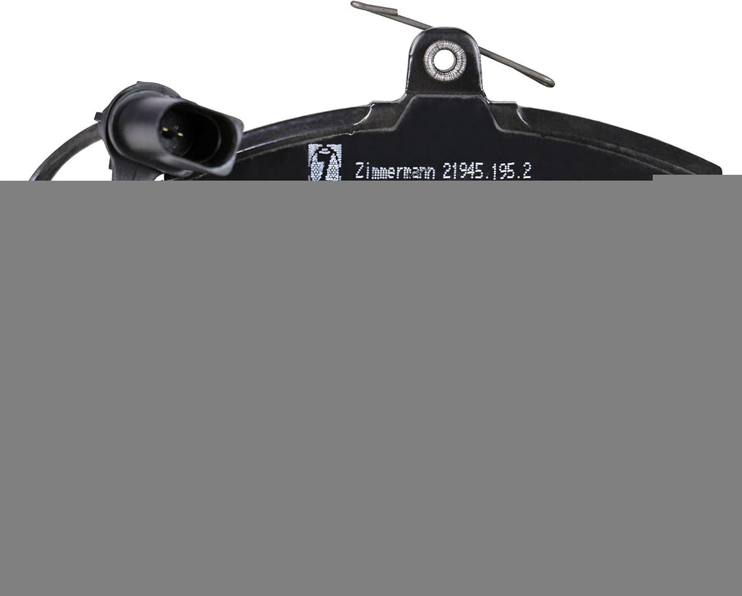 Zimmermann 21945.195.2 Bremsbeläge-Kit, vorne, 1 Sensor, 4 vibrationshemmende Platten, inklusive Zub