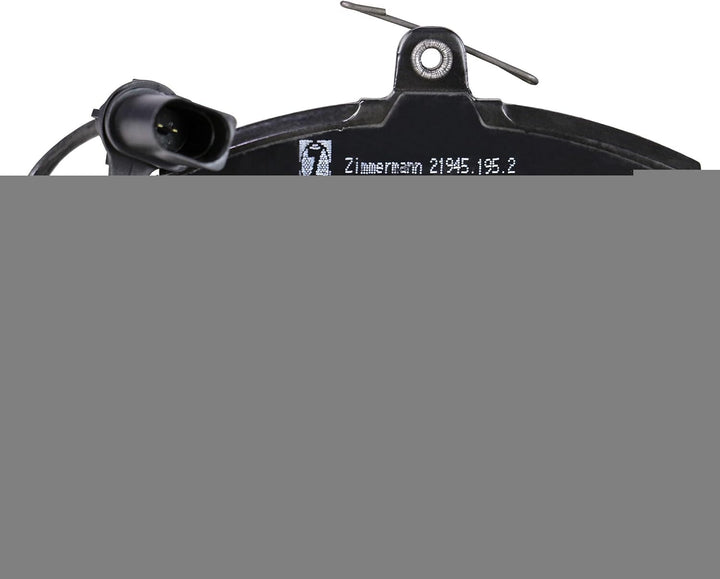 Zimmermann 21945.195.2 Bremsbeläge-Kit, vorne, 1 Sensor, 4 vibrationshemmende Platten, inklusive Zub