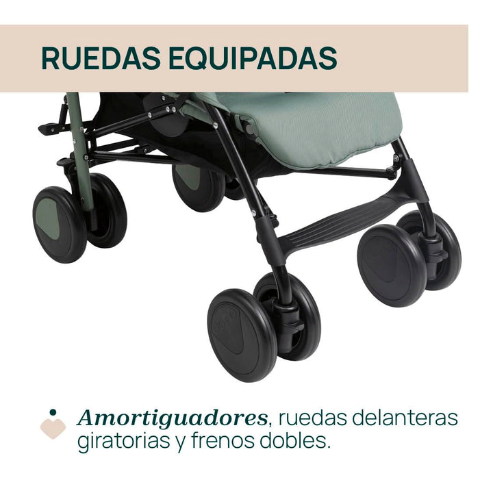 Chicco Echo Light Kinderwagen, Buggy von 0 Monaten bis 22 kg, verstellbare Rückenlehne, geräumiger S