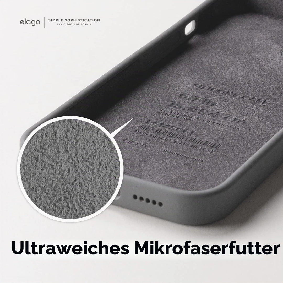 elago Schutzhülle für iPhone 14, Flüssigsilikon, Ganzkörper-Schutzhülle, stossfest, schlanke Handyhü