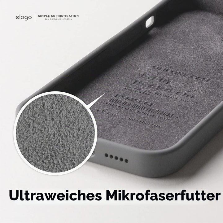 elago Schutzhülle für iPhone 14, Flüssigsilikon, Ganzkörper-Schutzhülle, stossfest, schlanke Handyhü