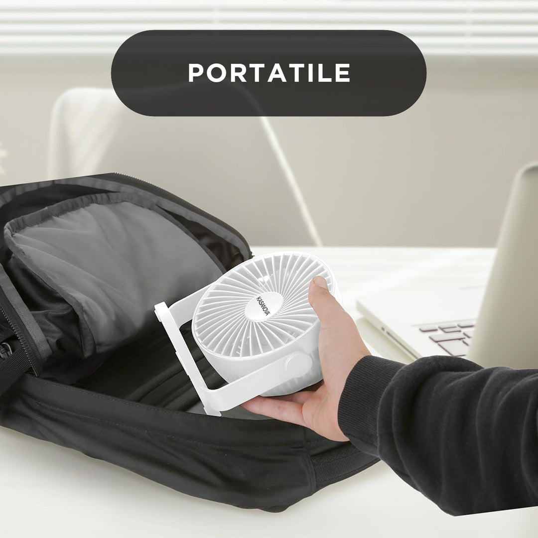 KASANOVA MINI-VENTILATOR W 5 WEISS, Weiss