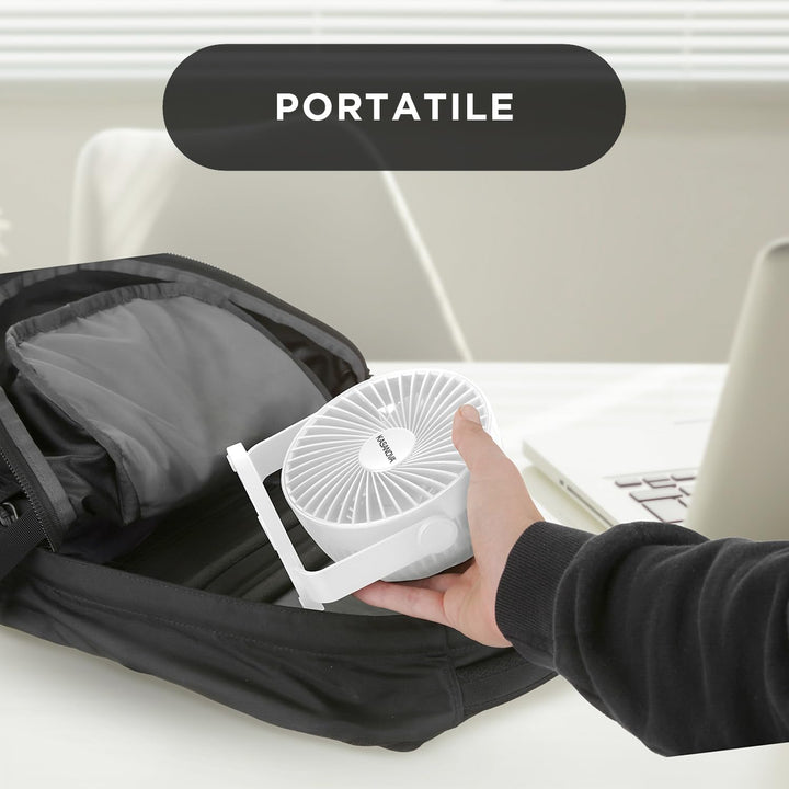 KASANOVA MINI-VENTILATOR W 5 WEISS, Weiss